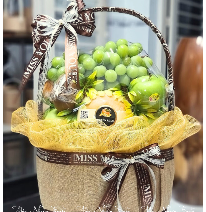 Giỏ Trái Cây Nhập Khẩu Làm Quà Tặng Khách Hàng, Doanh Nghiệp, Tân Gia, Sinh Nhật Hóc Môn, Quận 12, Tp (1)