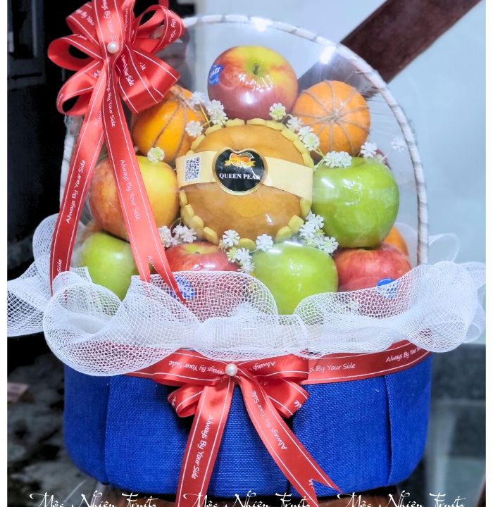 Giỏ Trái Cây Nhập Khẩu Làm Quà Tặng Khách Hàng, Doanh Nghiệp, Tân Gia, Sinh Nhật Hóc Môn, Quận 12, Tp (3)